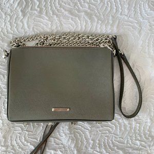 REBECCA MINKOFF Crossbody + Shoulder Bag Avery Saffiano Leather Chain St…